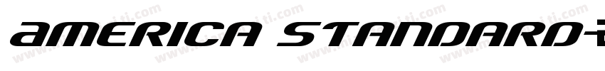 America Standard字体转换